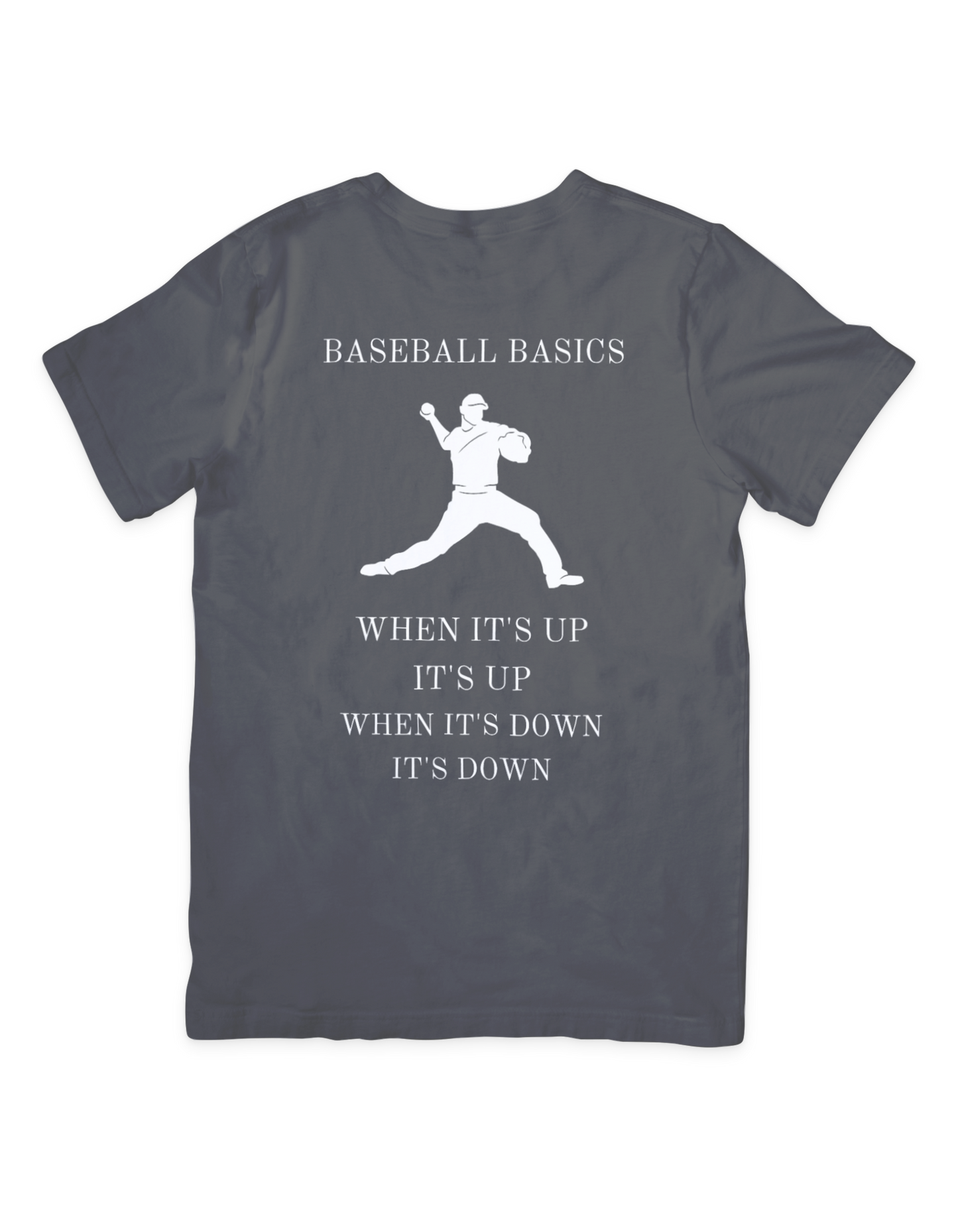 Baseball Basics Up Down T Shirt