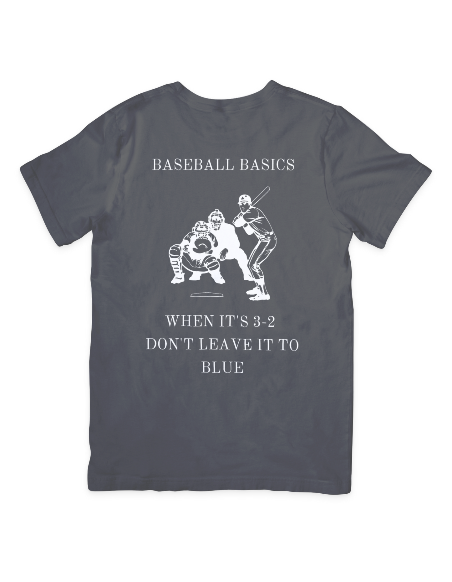 Baseball Basics Blind Blue T Shirt