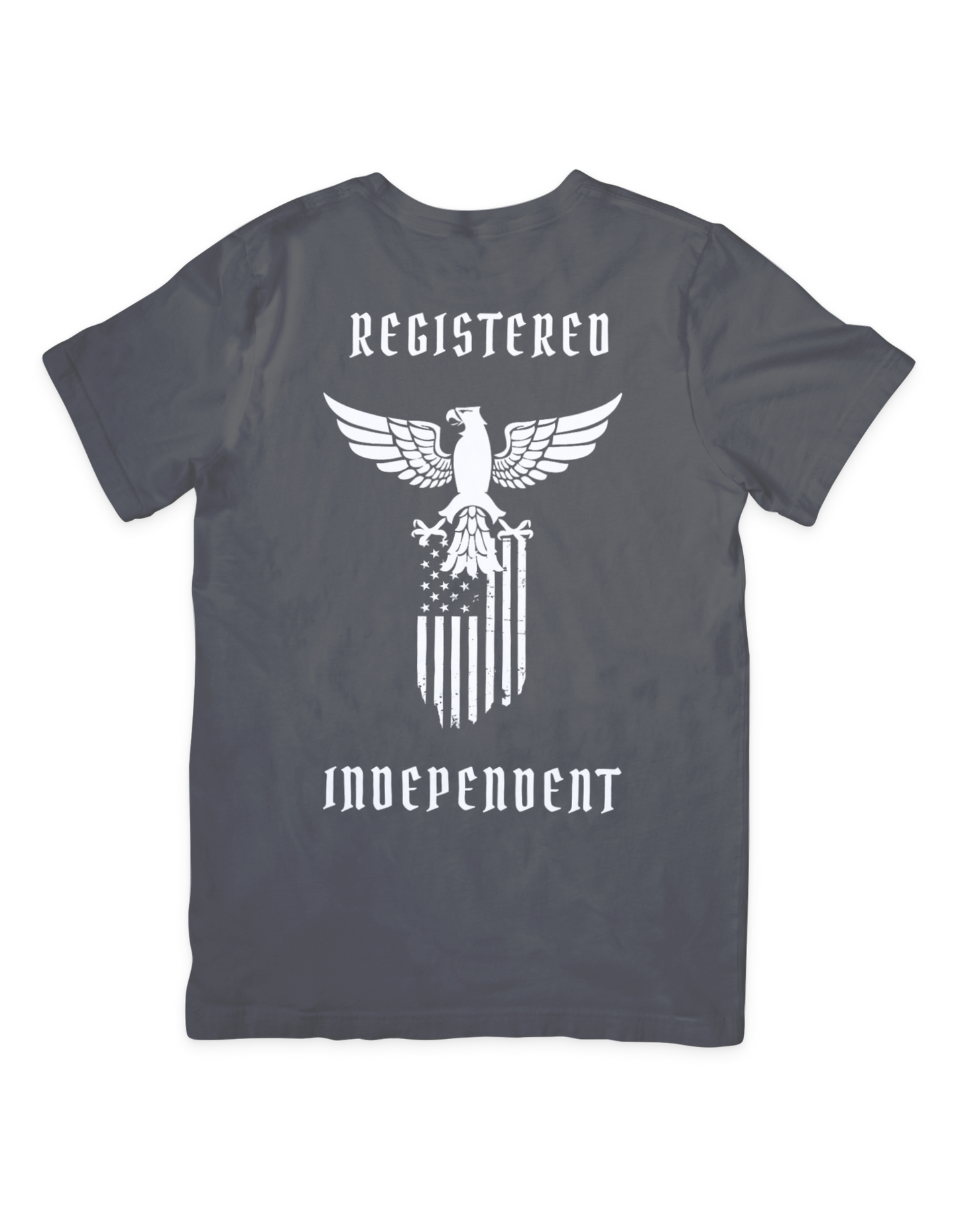 Registered Independent Eagle 3 with Flag T Shirt