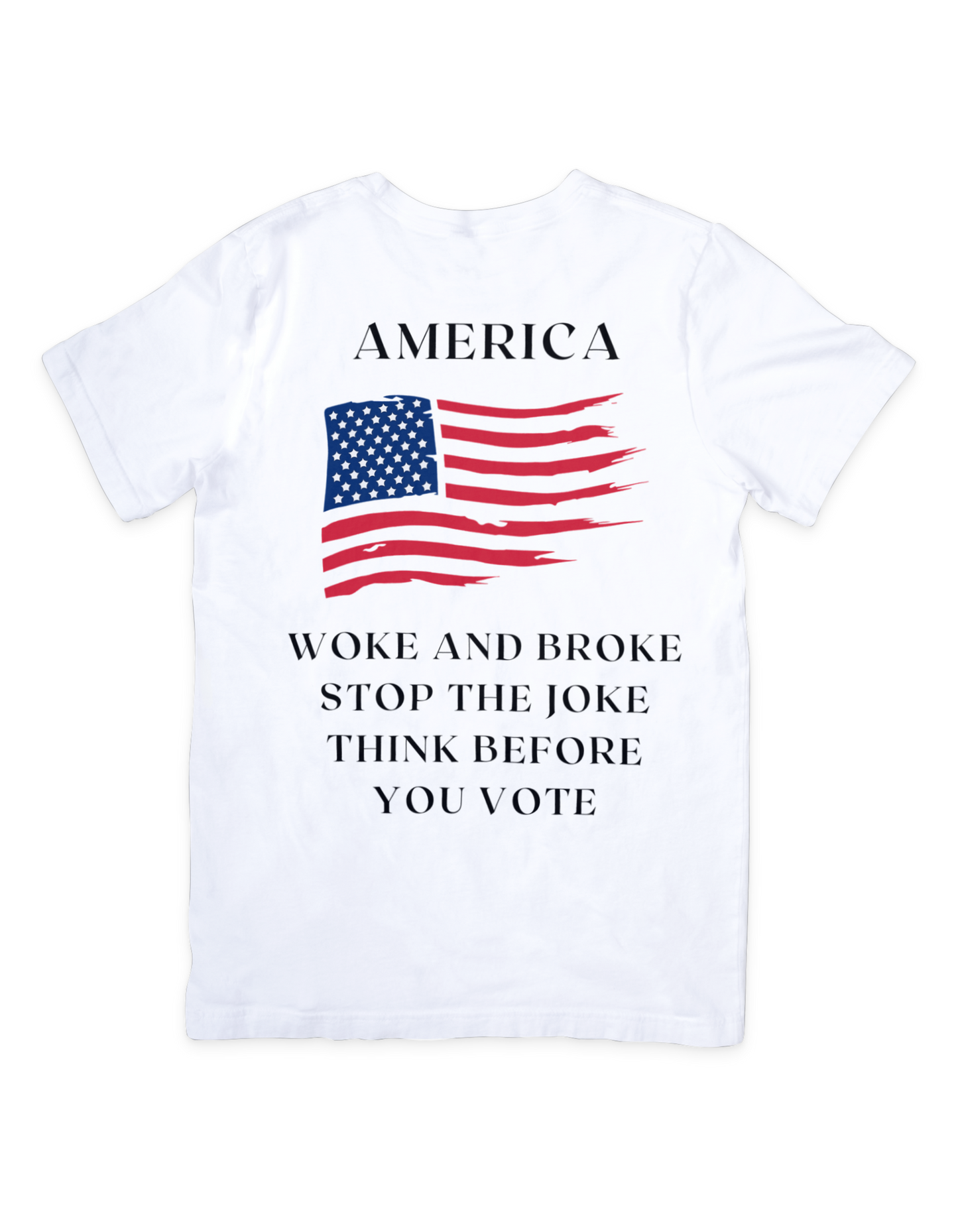 Registered Independent Woke and Broke T Shirt